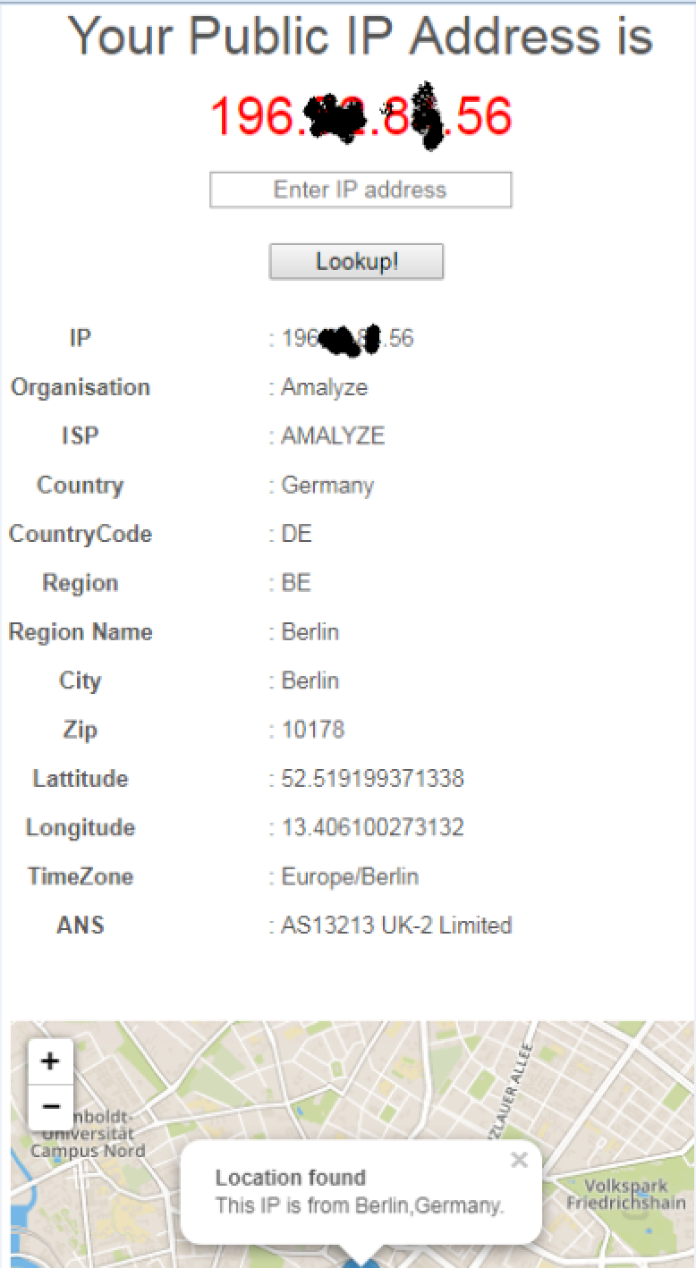 Public IP Address