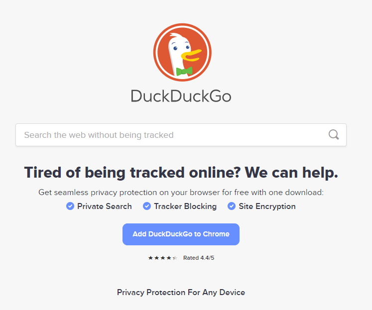 How to protect your online privacy - DuckDuckGo 