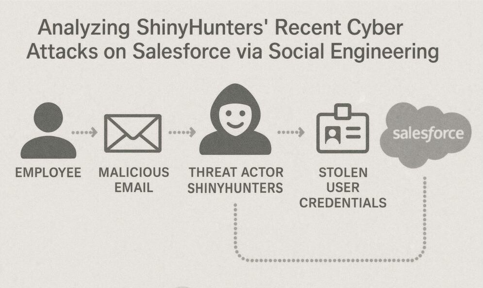 Analyzing Shinyhunters' Recent Cyber Attacks on Salesforce via Social Engineering